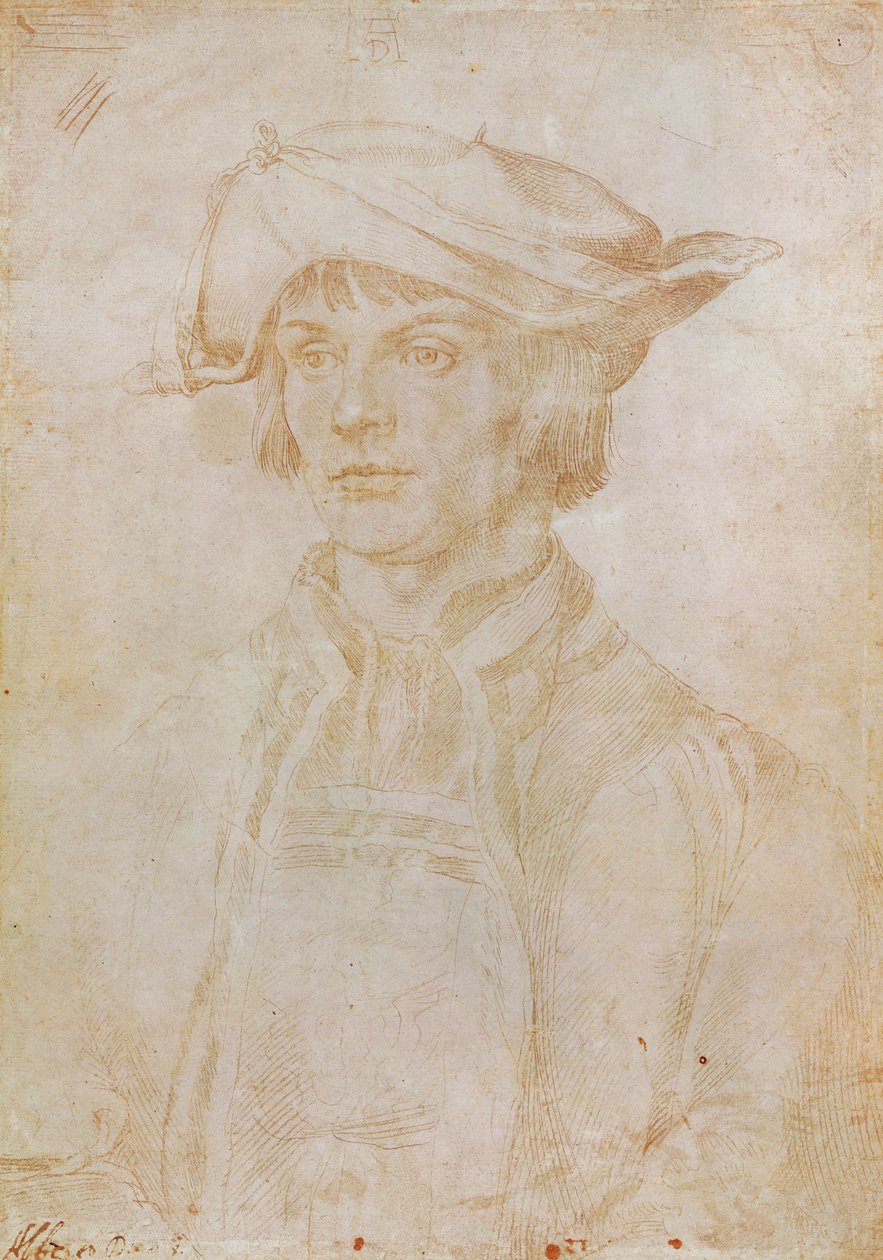 Ritratto di Lucas van Leyden (1494-1533), pittore e incisore olandese da Albrecht Dürer