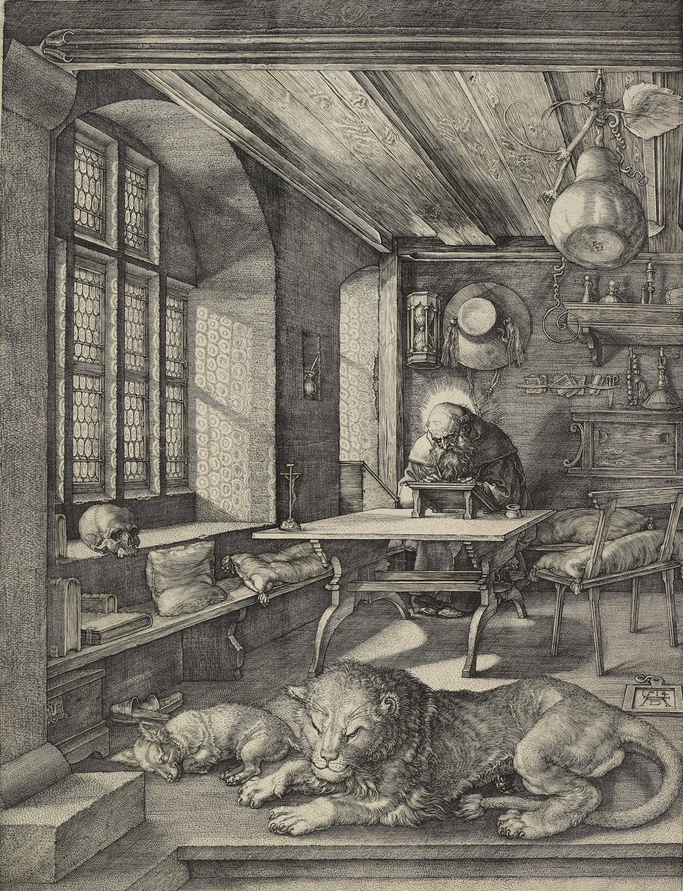 San Girolamo nel suo studio, 1514 da Albrecht Dürer