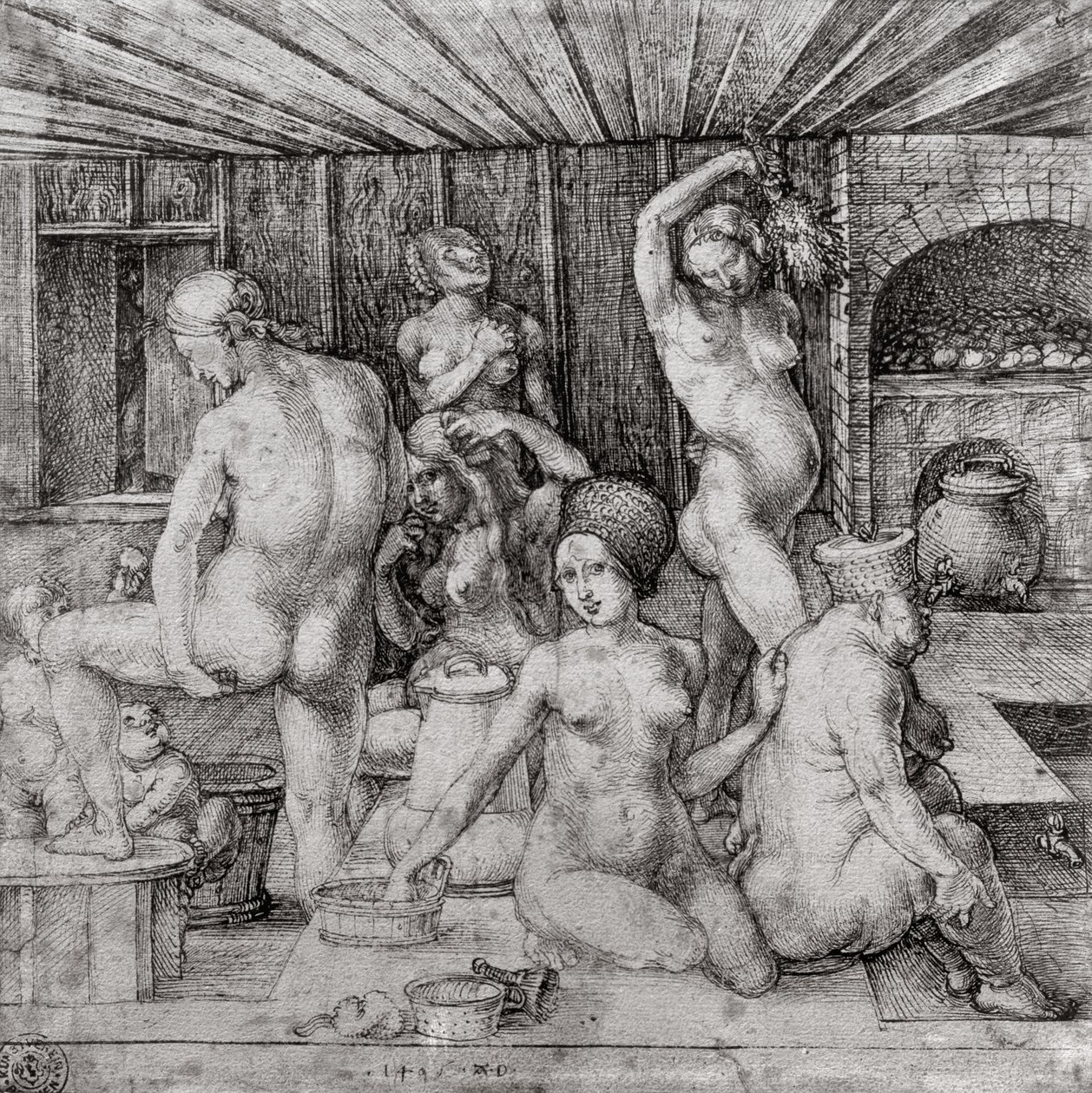 Il bagno delle donne, 1496 da Albrecht Dürer