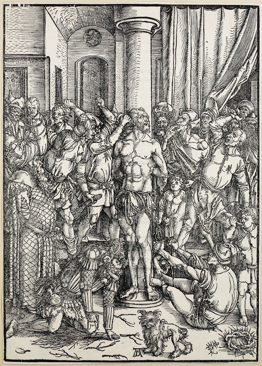 La Flagellazione, c. 1496-97 da Albrecht Dürer