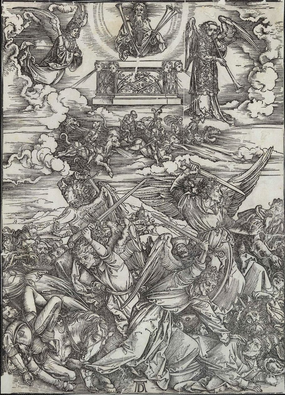 I quattro angeli vendicatori da Albrecht Dürer