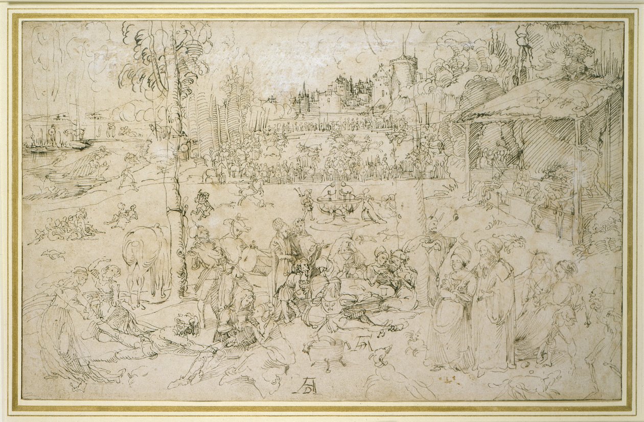 I piaceri del mondo, c.1496-97 da Albrecht Dürer