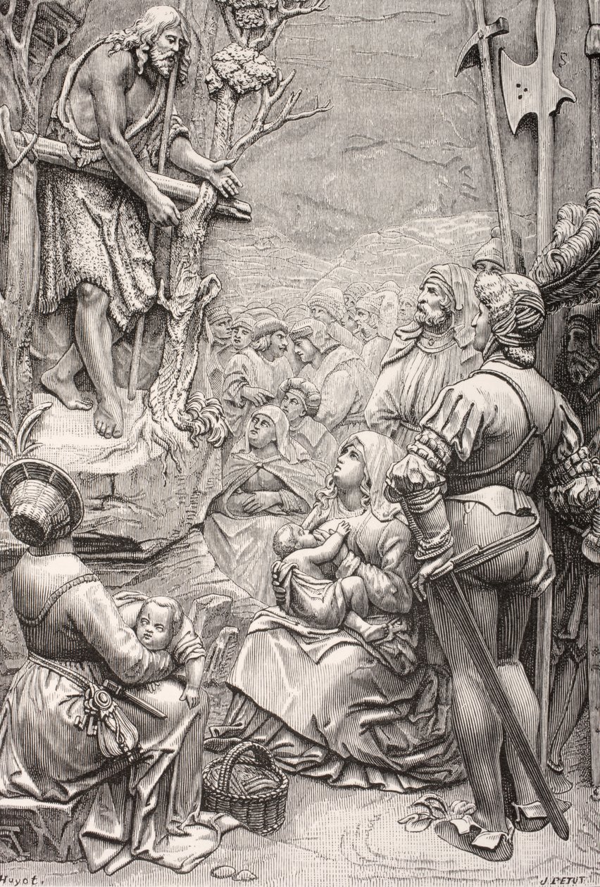 San Giovanni Battista predica nel deserto da Albrecht (after) Durer or Duerer