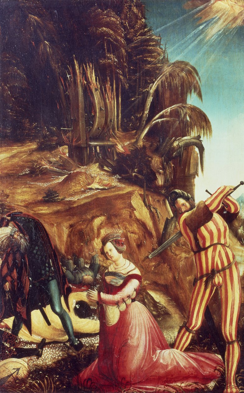 Decapitazione di Santa Caterina, c.1505-10 da Albrecht Altdorfer