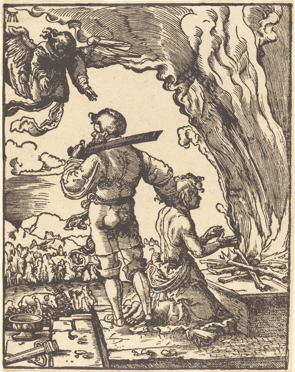 Il sacrificio di Abramo da Albrecht Altdorfer