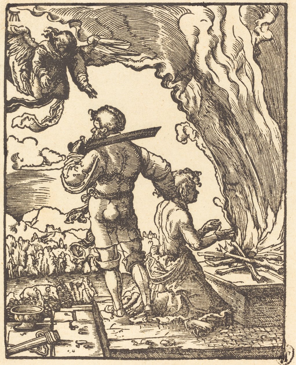 Il sacrificio di Abramo da Albrecht Altdorfer