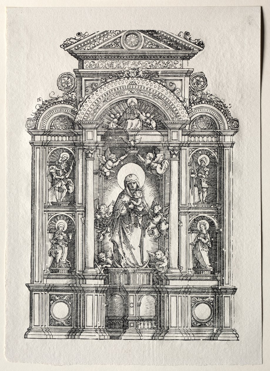 Altare con la Bella Maria di Ratisbona da Albrecht Altdorfer