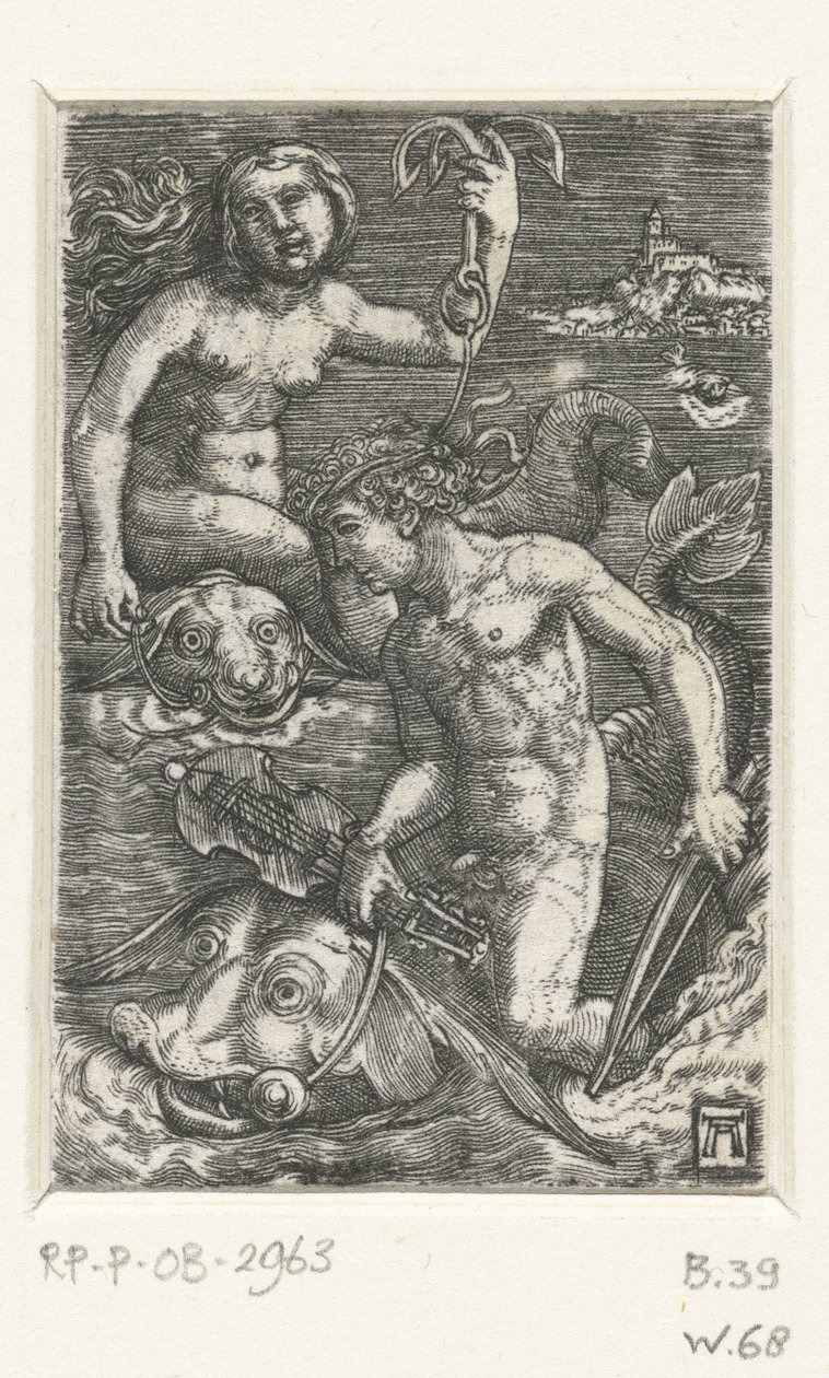 Arione e una Nereide da Albrecht Altdorfer
