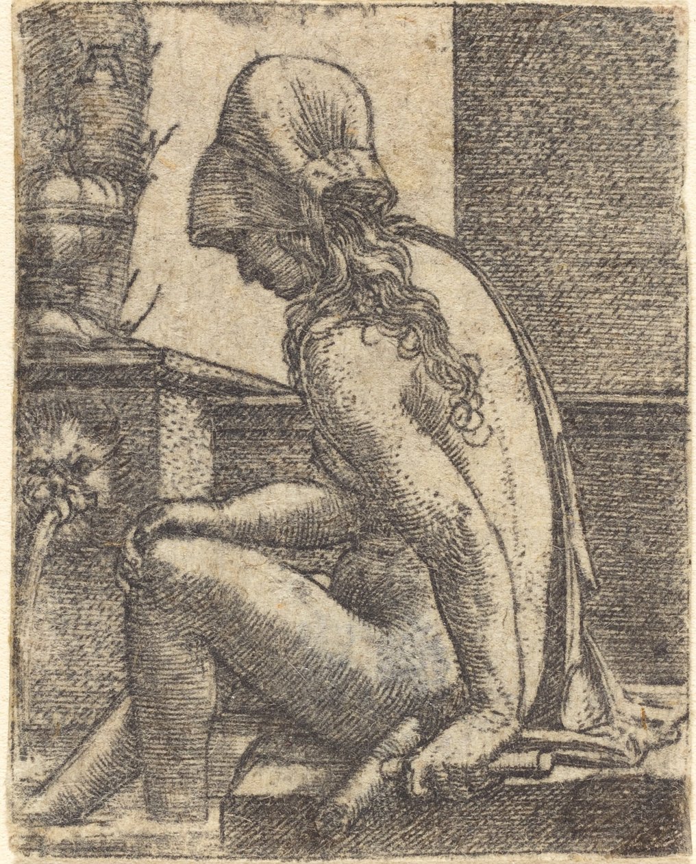 Donna che fa il bagno da Albrecht Altdorfer
