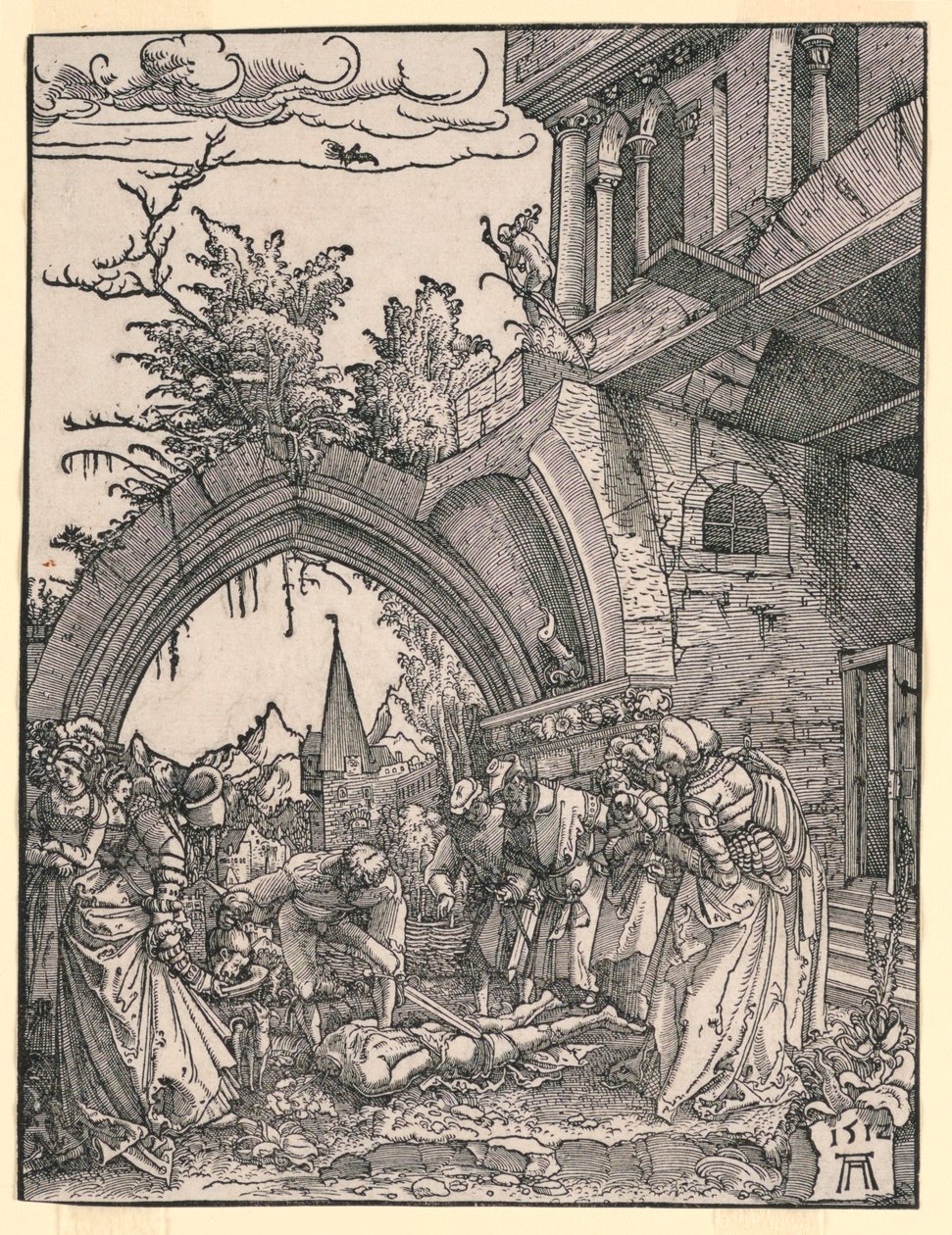 Decapitazione di Giovanni Battista da Albrecht Altdorfer