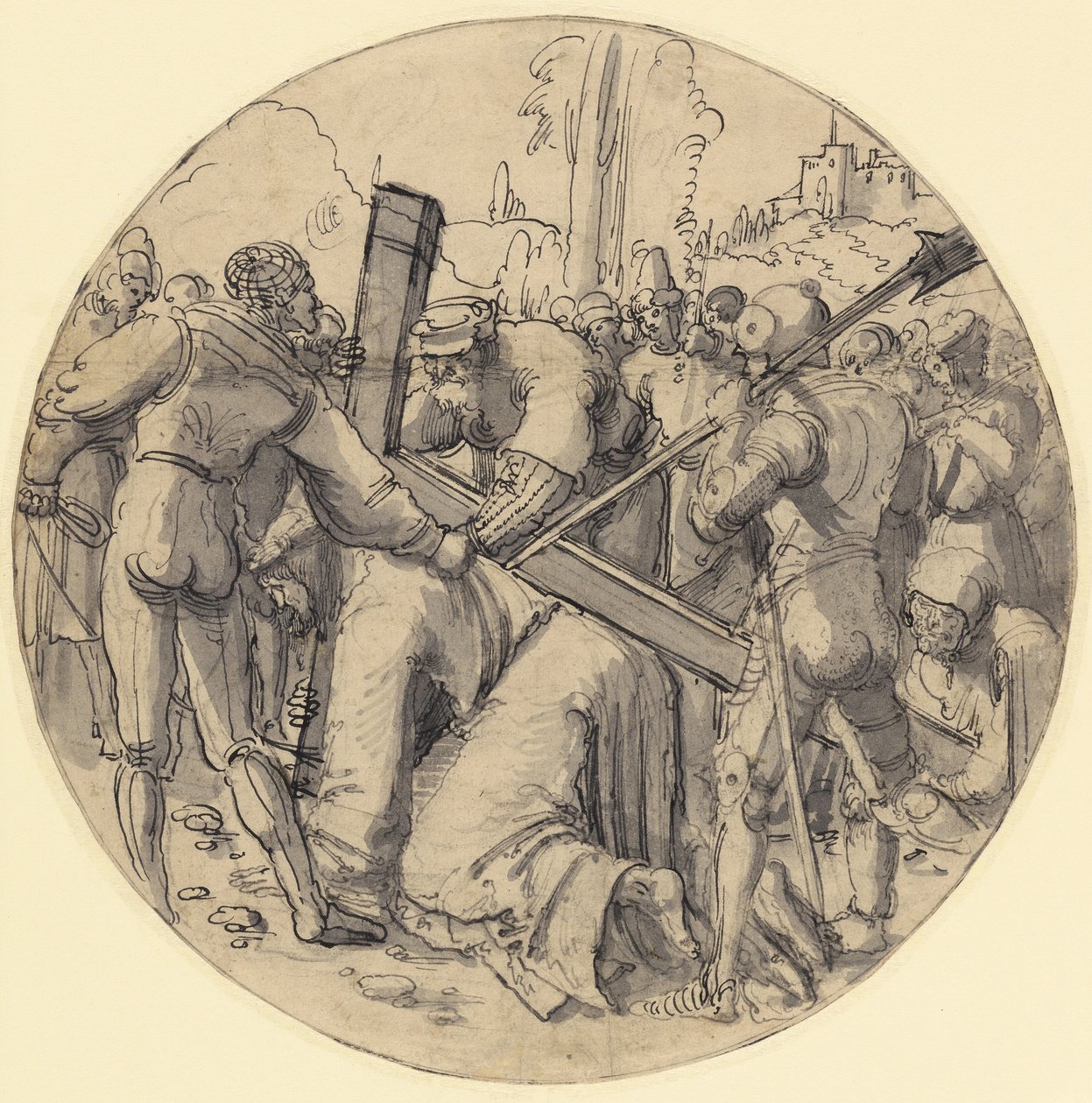 Cristo che porta la croce da Albrecht Altdorfer