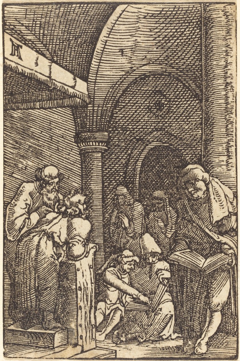 Cristo che disputa con i dottori da Albrecht Altdorfer