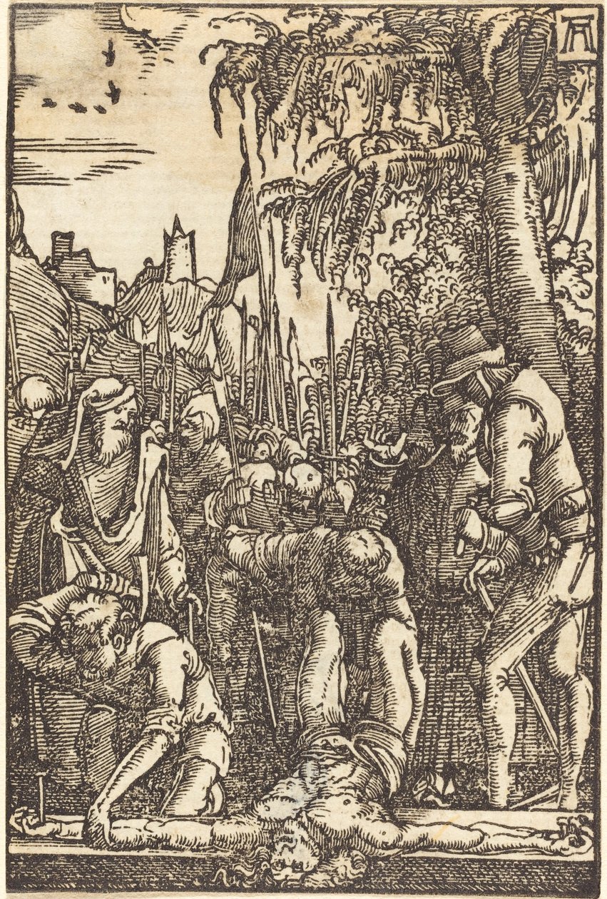 Cristo inchiodato alla croce da Albrecht Altdorfer