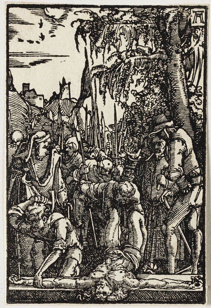 Cristo inchiodato alla croce, c. 1513 da Albrecht Altdorfer