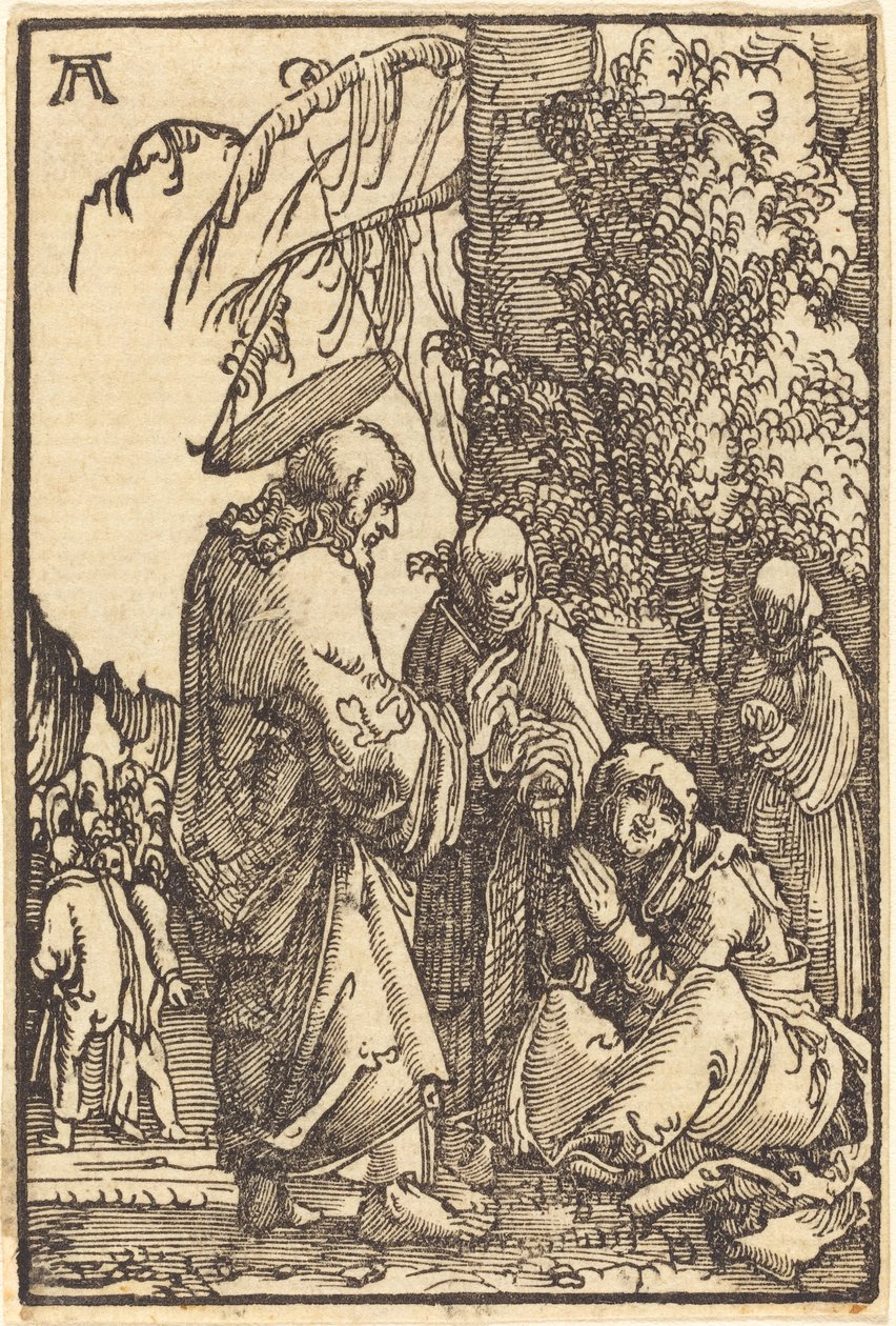 Cristo che si congeda da Maria da Albrecht Altdorfer