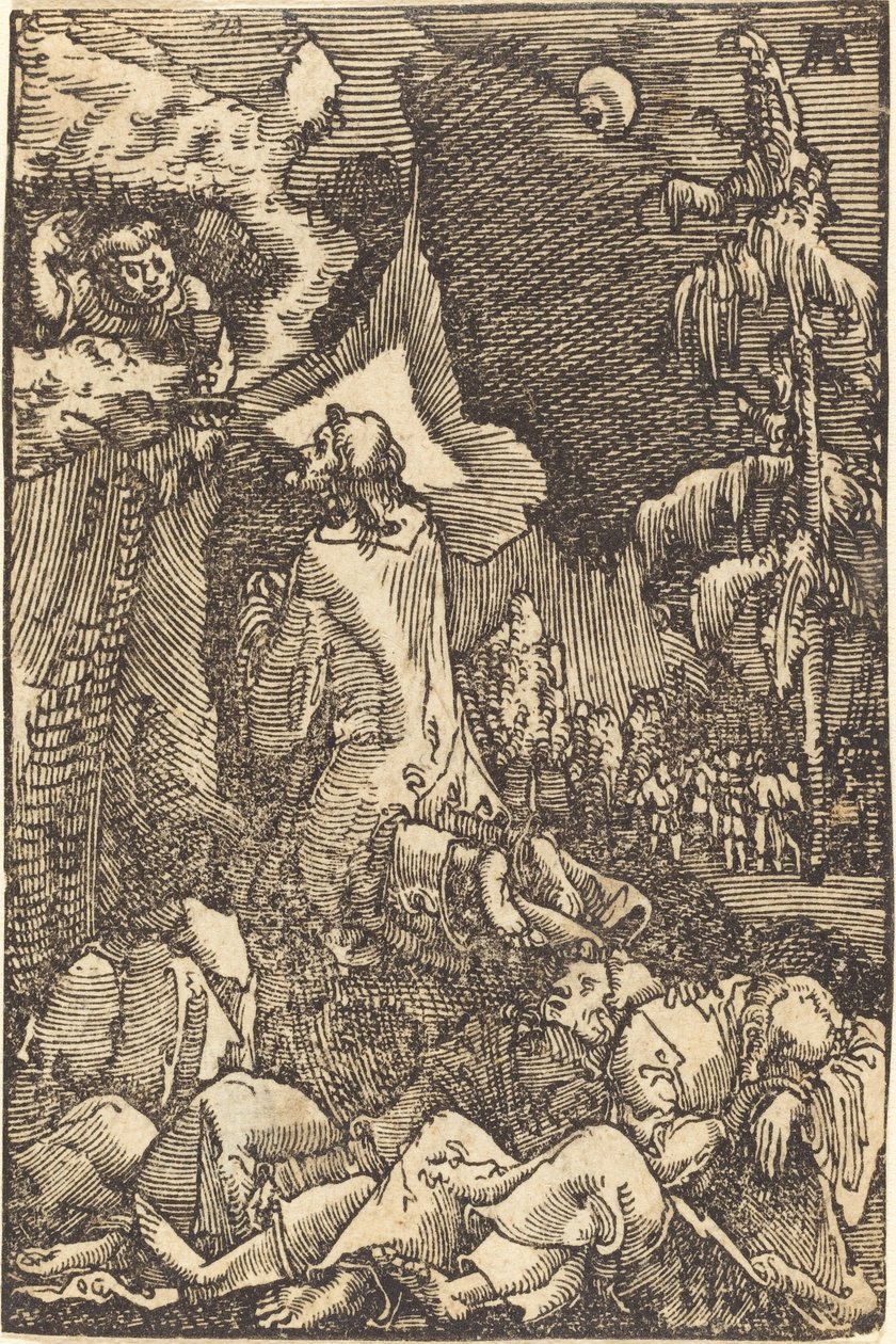 Cristo sul Monte degli Ulivi da Albrecht Altdorfer