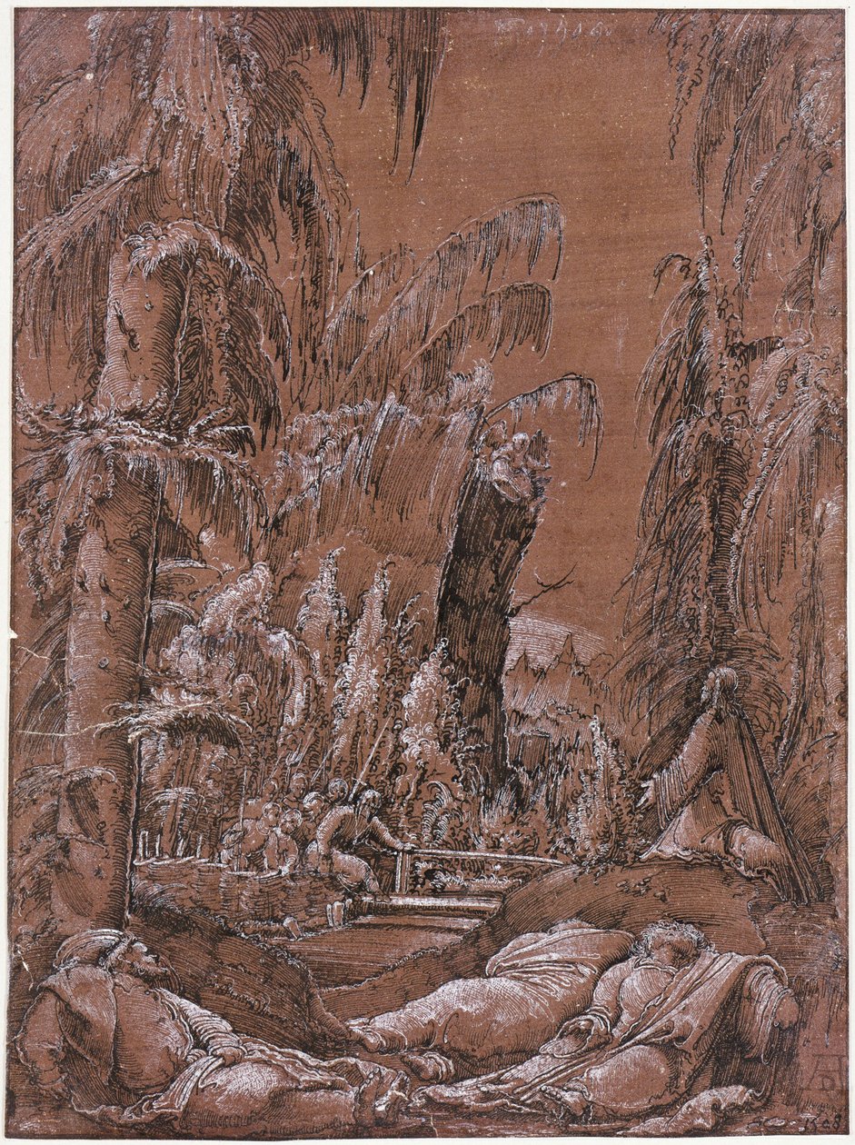 Cristo sul Monte degli Ulivi da Albrecht Altdorfer