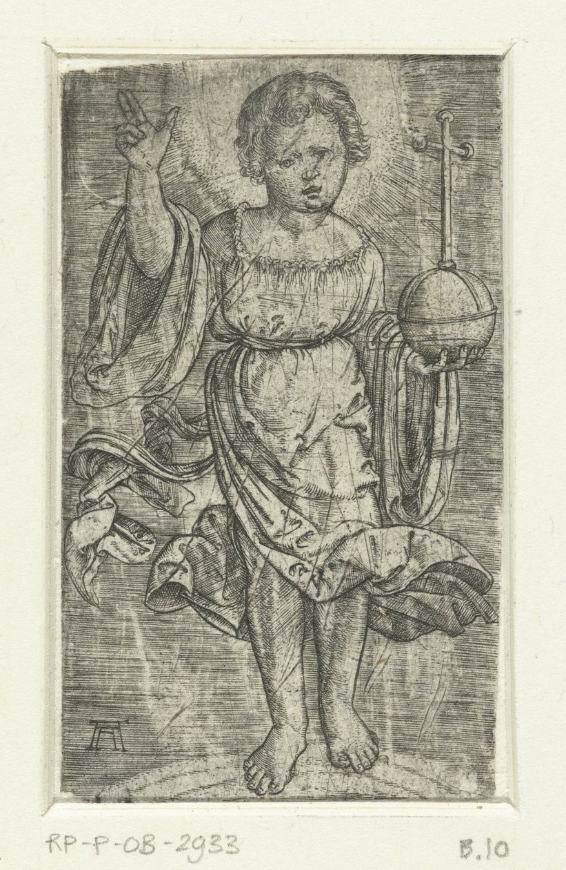 Bambino Gesù su un arcobaleno da Albrecht Altdorfer