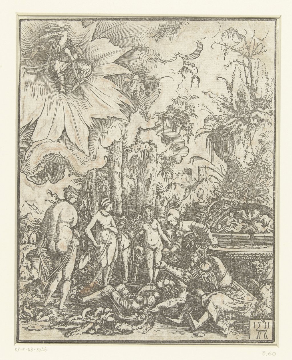 Il sogno di Paride da Albrecht Altdorfer