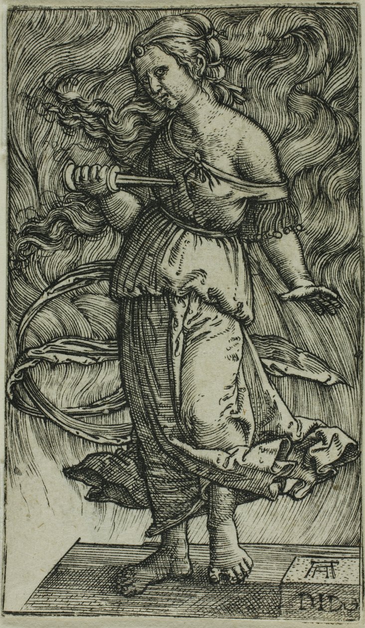 Didone si uccide da Albrecht Altdorfer