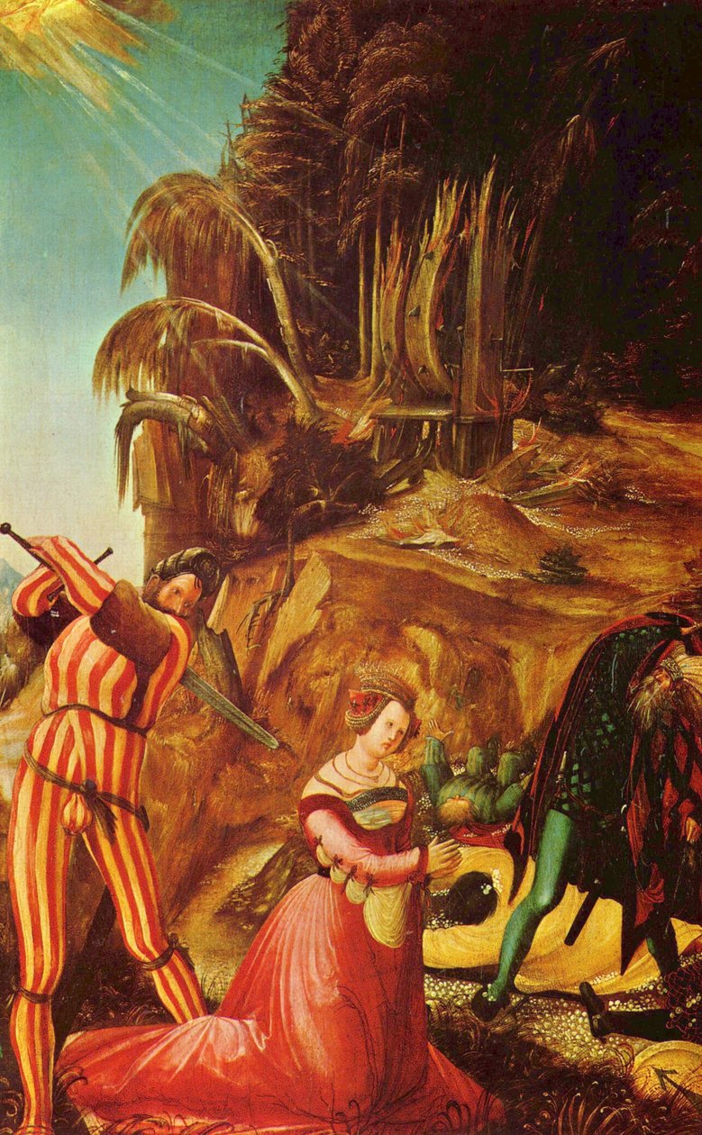 Decapitazione di Santa Caterina da Albrecht Altdorfer