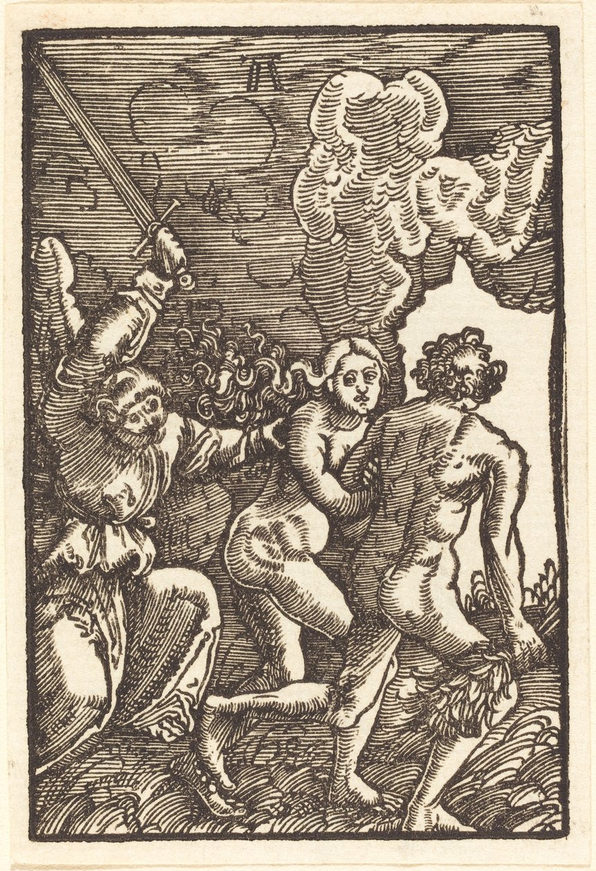 Espulsione dal Paradiso da Albrecht Altdorfer