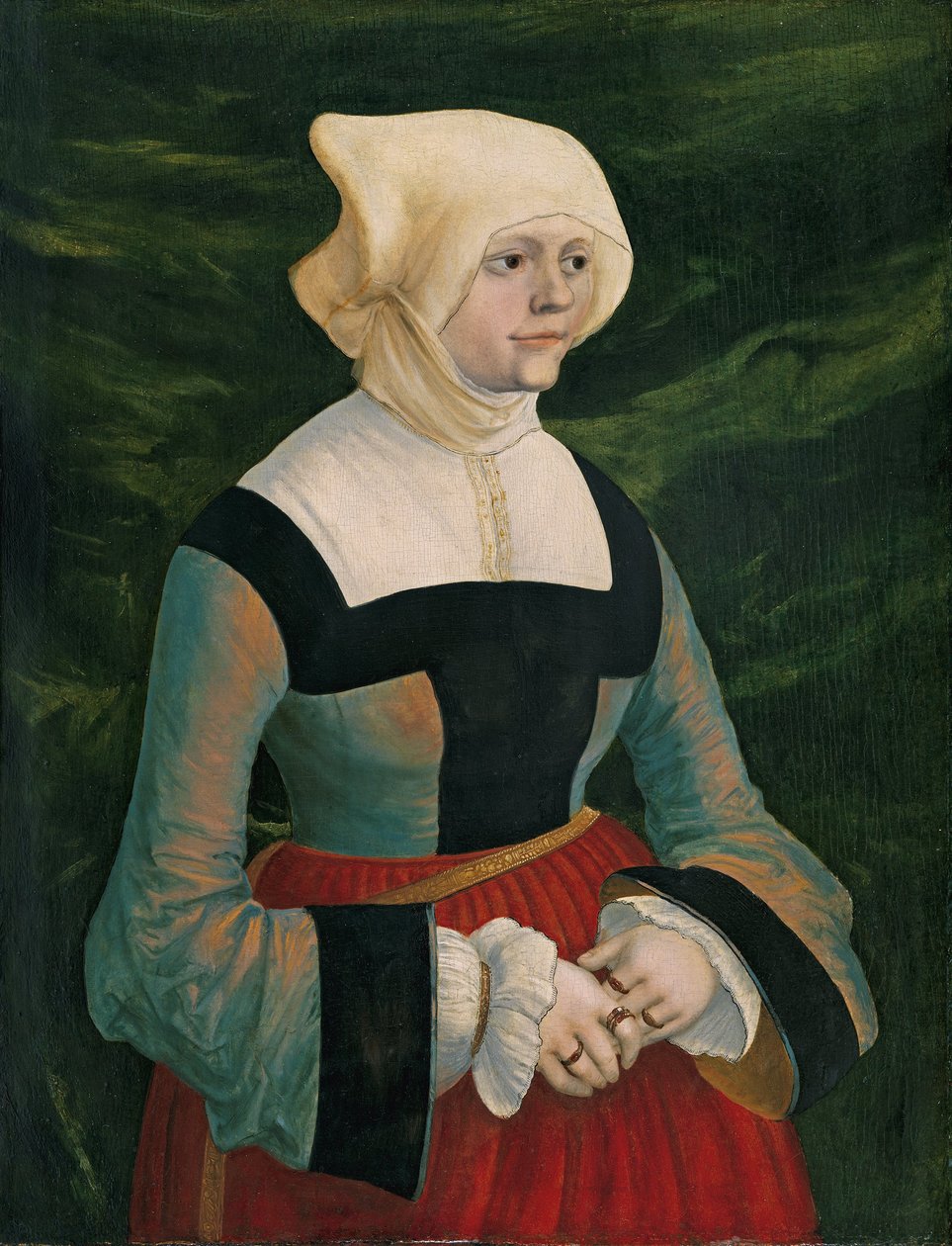Tedesco: Bildnis einer jungen Frau Ritratto di una giovane donna da Albrecht Altdorfer
