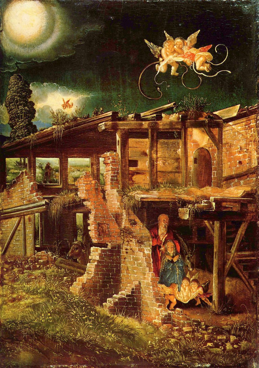 Tedesco: Die Geburt Christi La nascita di Cristo da Albrecht Altdorfer