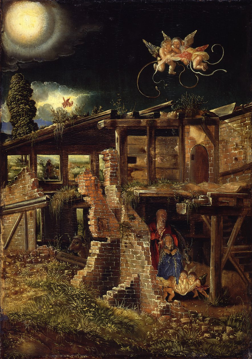 Tedesco: Die Geburt Christi La nascita di Cristo da Albrecht Altdorfer