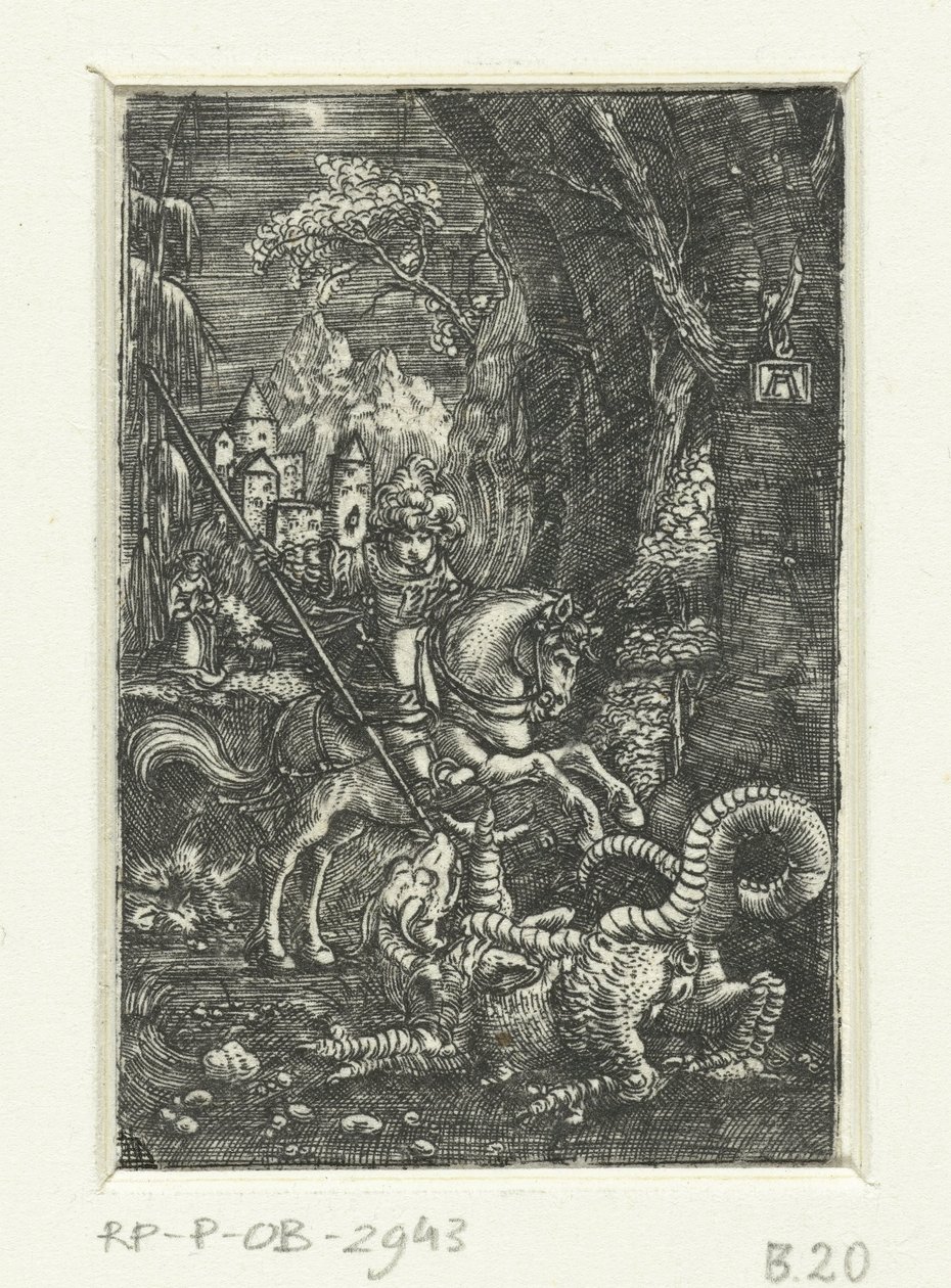 San Giorgio uccide il drago da Albrecht Altdorfer