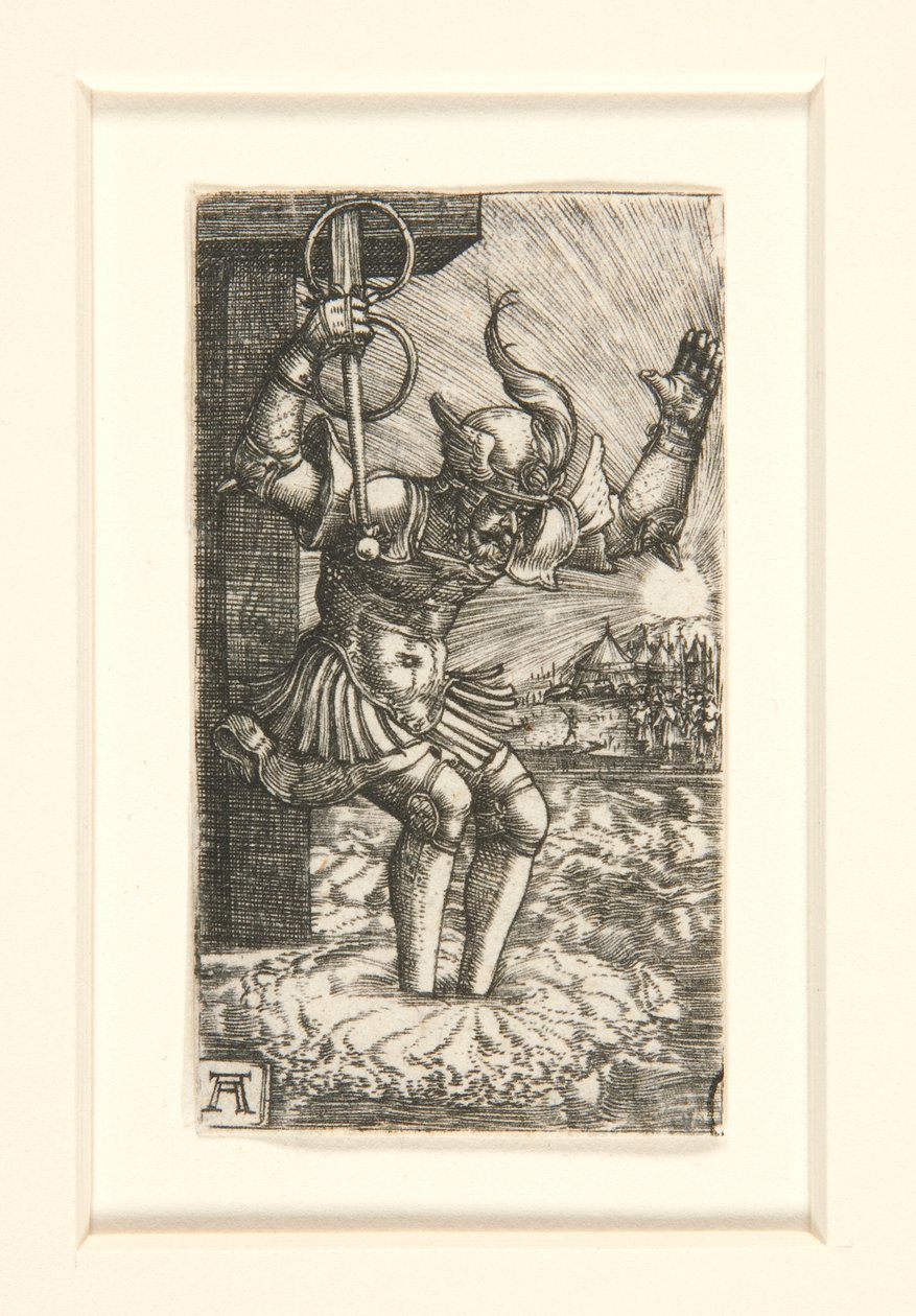 Orazio Coclite si getta nel Tevere da Albrecht Altdorfer