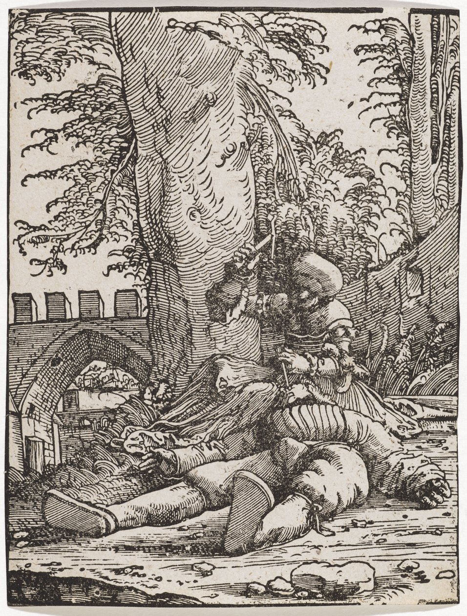 Jael uccide Sisera da Albrecht Altdorfer