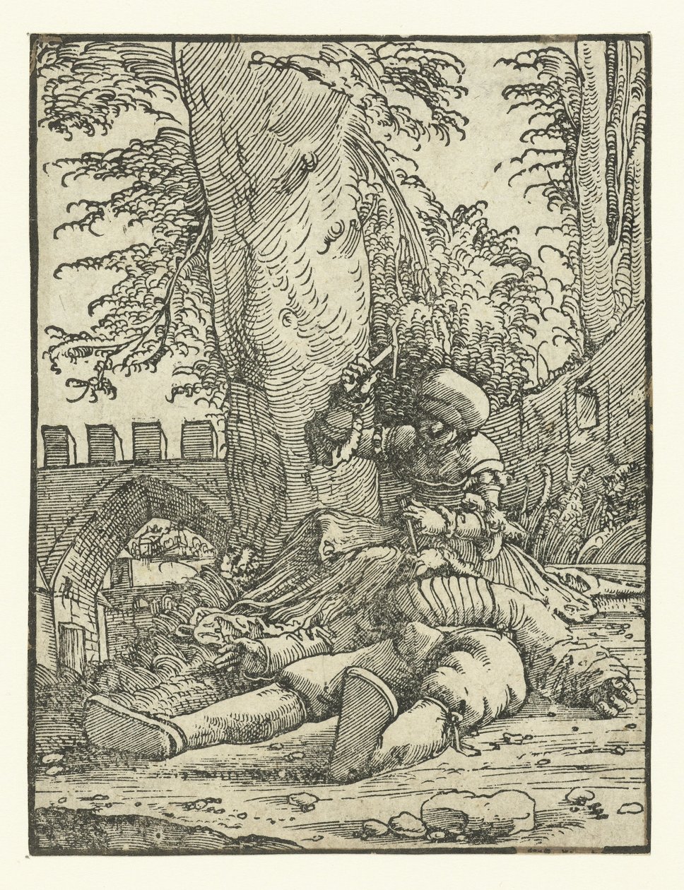 Jael uccide Sisera da Albrecht Altdorfer