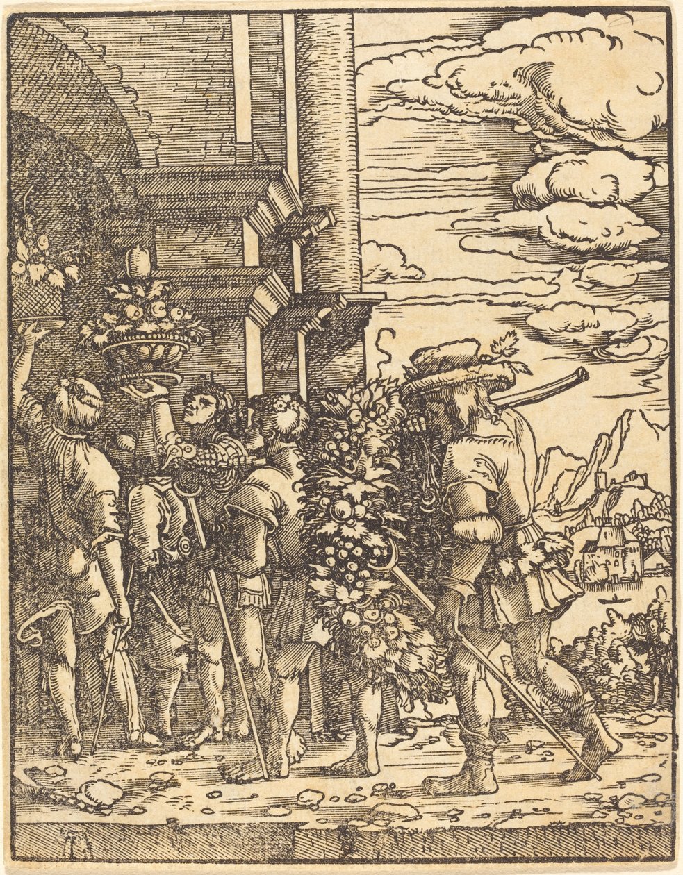 Giosuè e Caleb da Albrecht Altdorfer