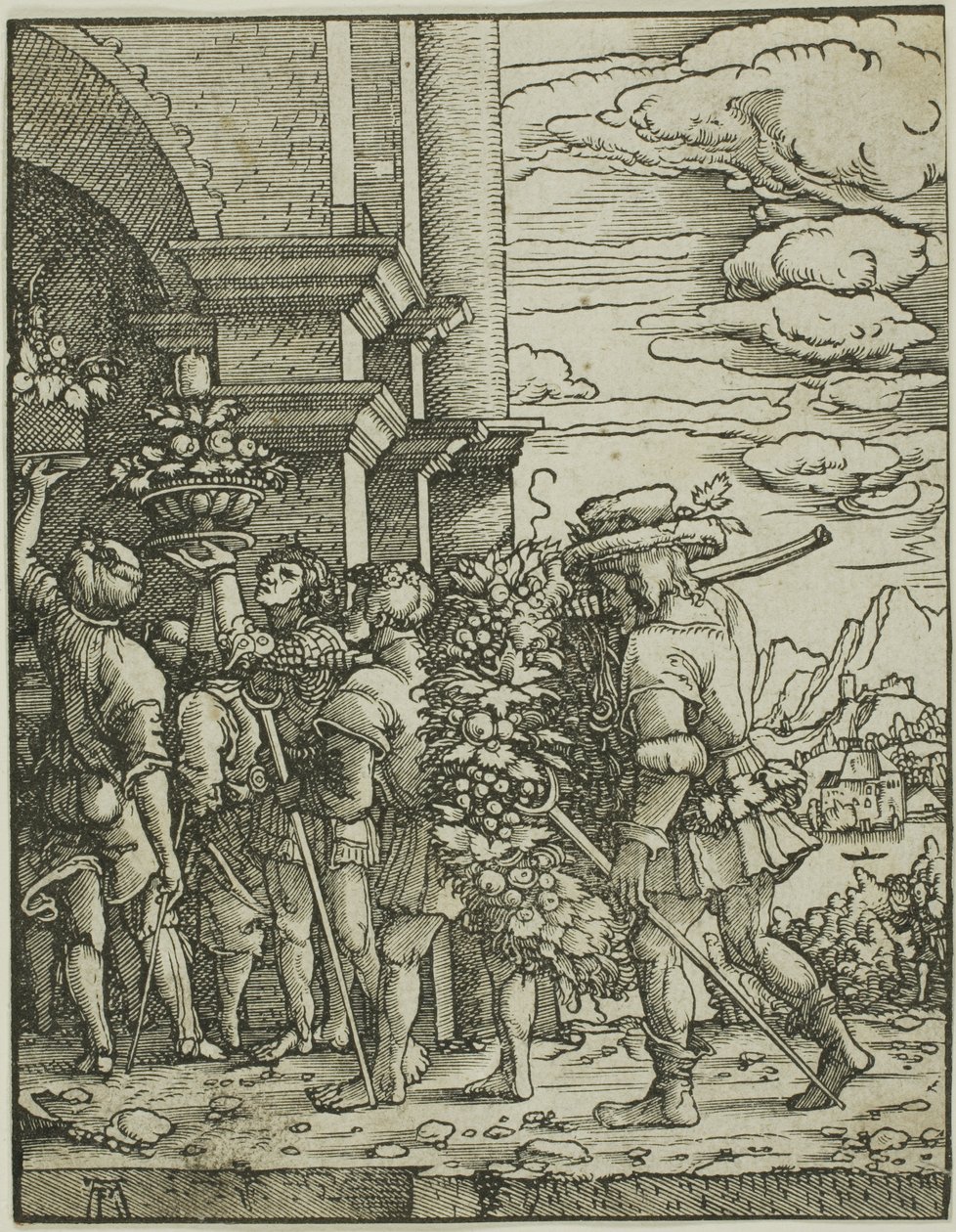 Giosuè e Caleb da Albrecht Altdorfer