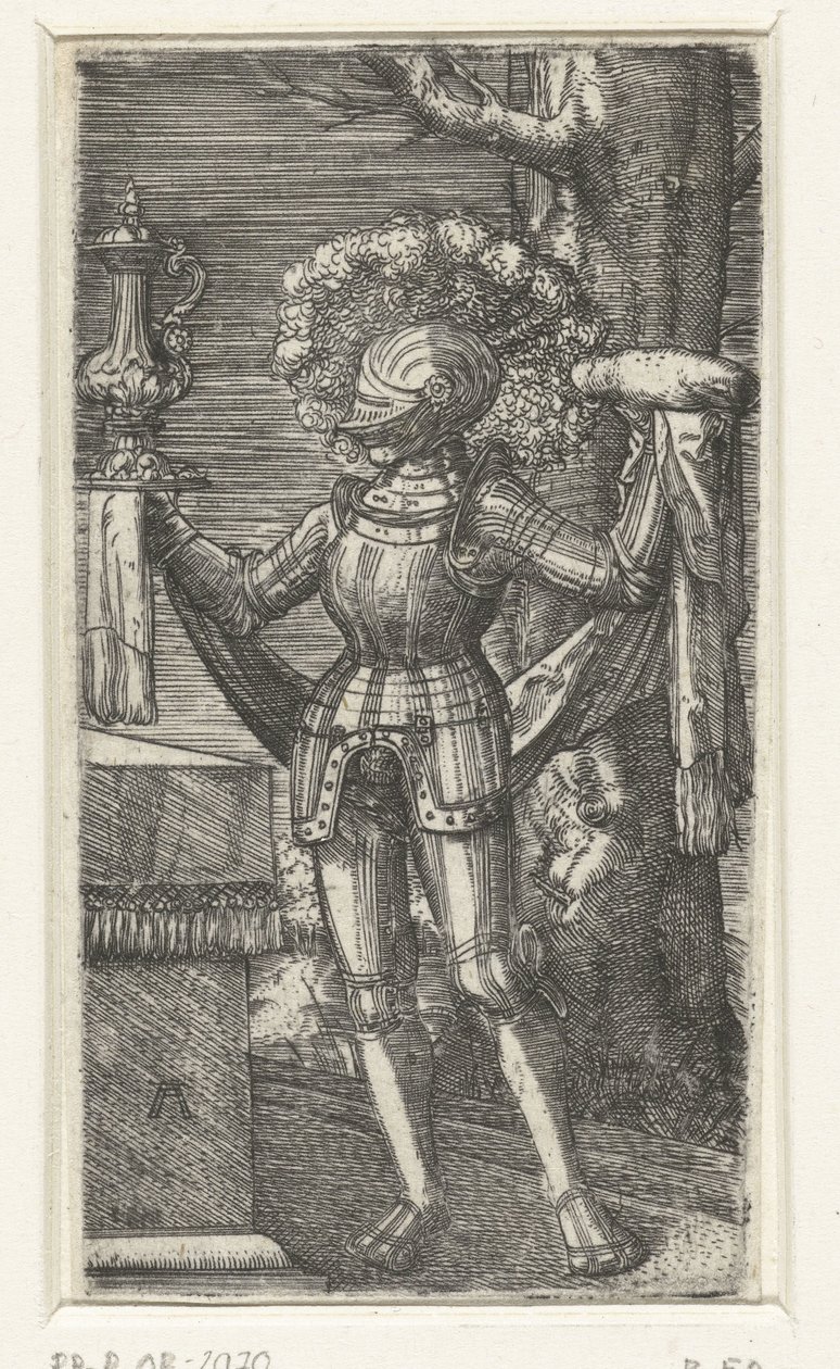 Cavaliere con vino e pane da Albrecht Altdorfer