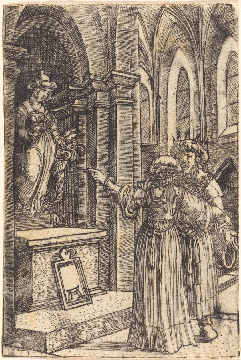 Salomone che prega gli idoli da Albrecht Altdorfer