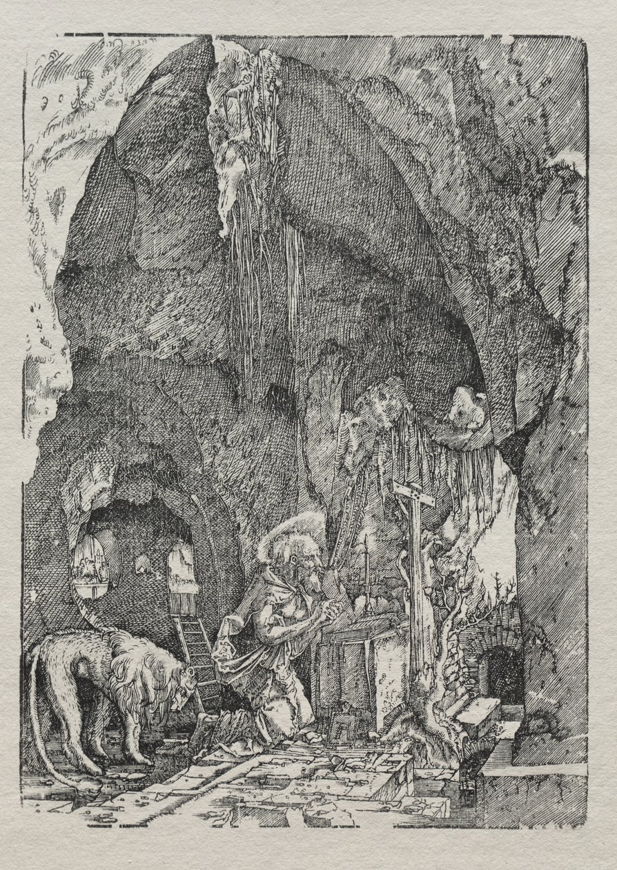 San Girolamo nella grotta da Albrecht Altdorfer