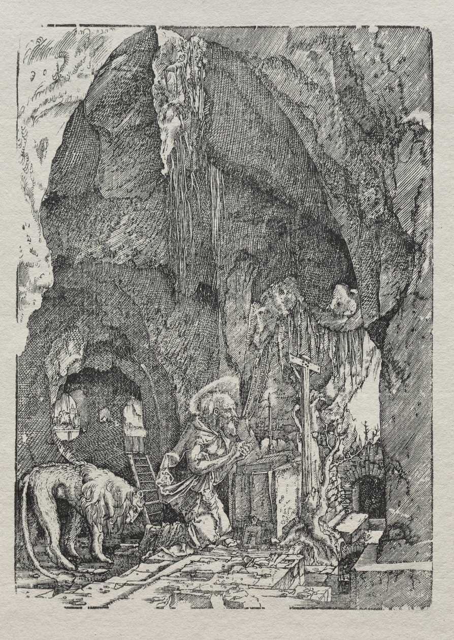 San Girolamo nella grotta da Albrecht Altdorfer