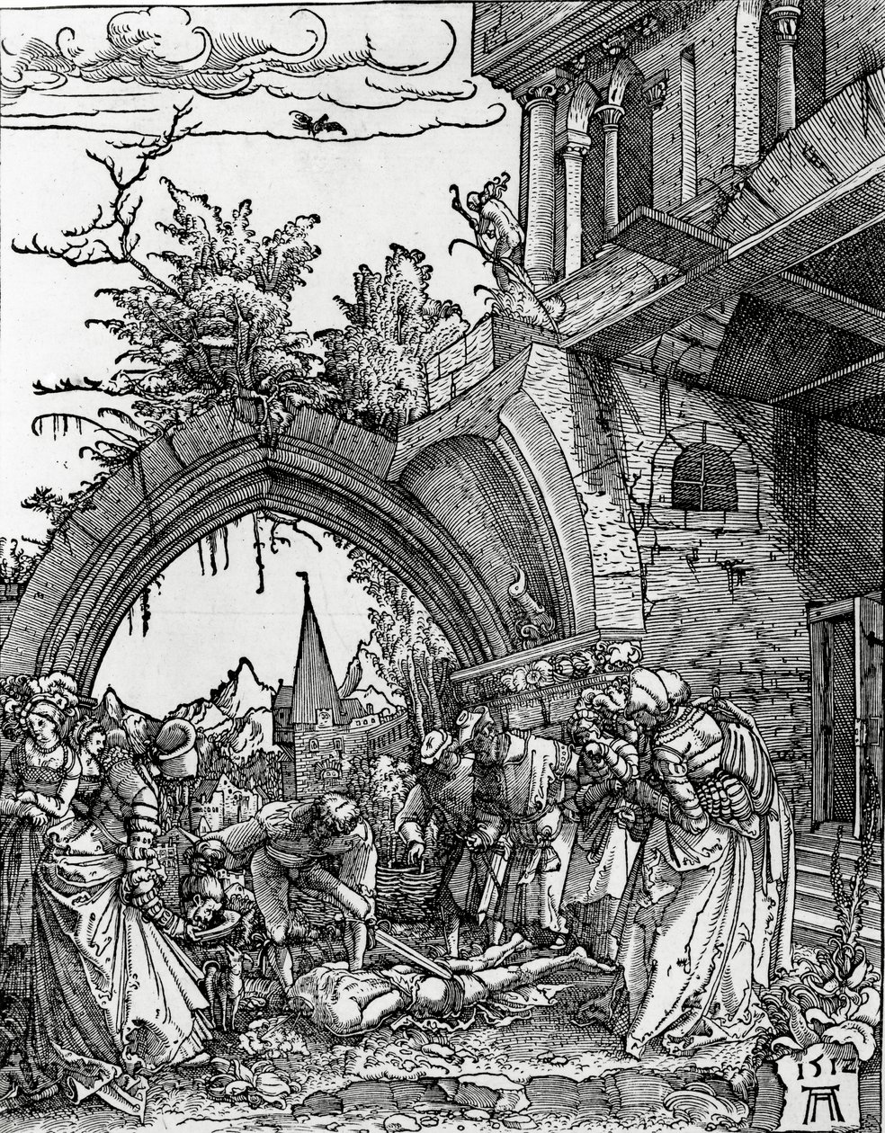 La Decapitazione di San Giovanni Battista da Albrecht Altdorfer