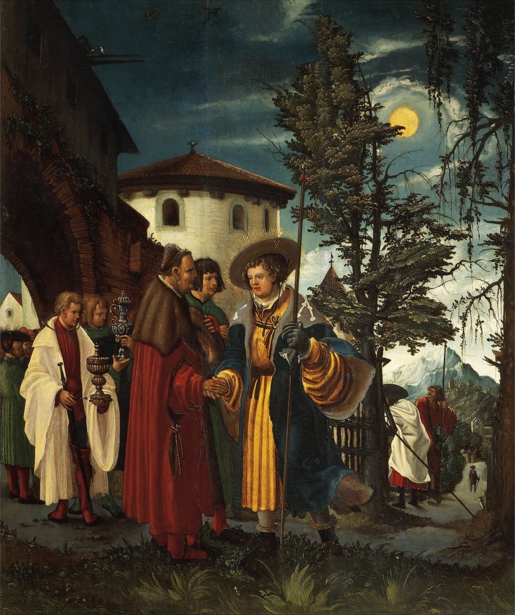 La partenza di San Floriano da Albrecht Altdorfer