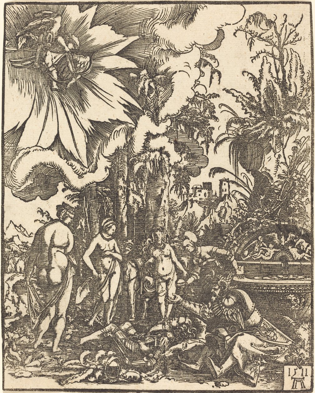 Il giudizio di Paride da Albrecht Altdorfer