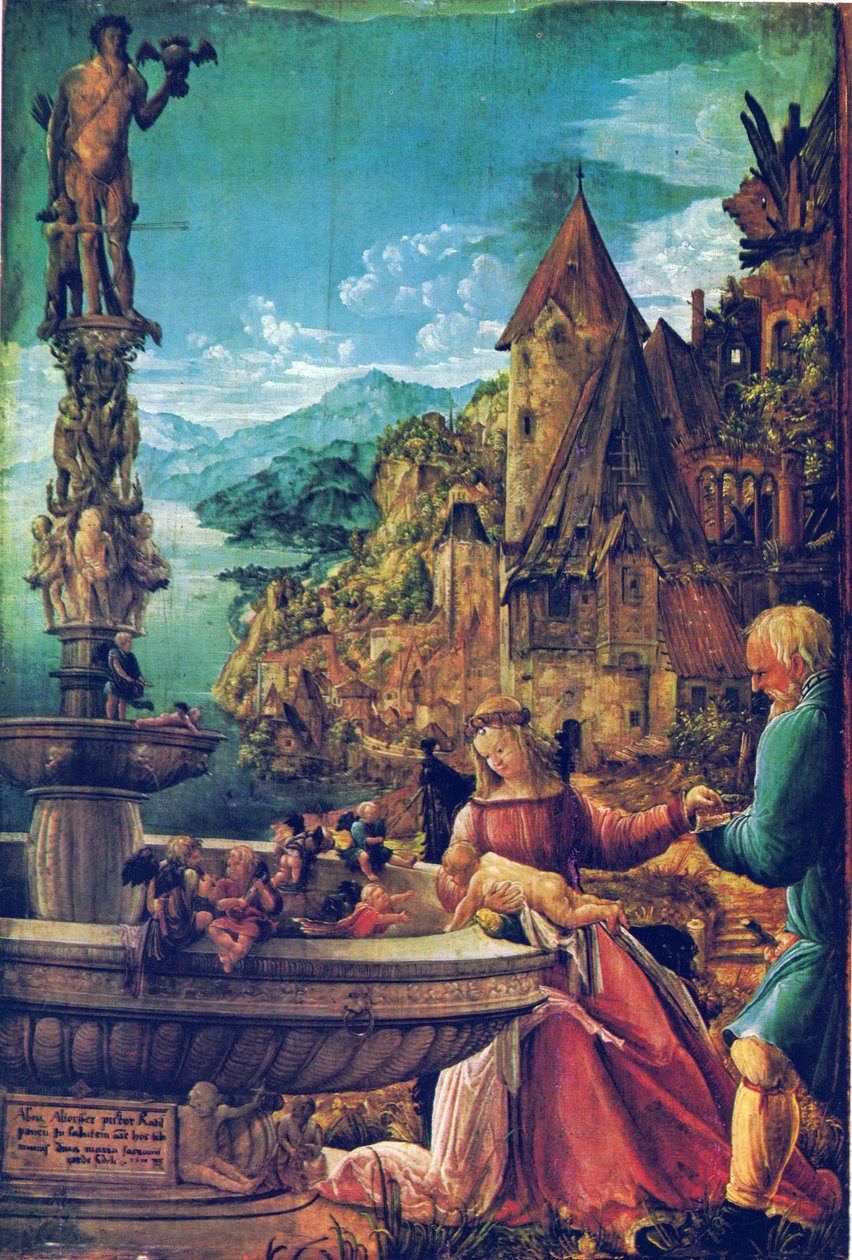 Il Riposo durante la Fuga in Egitto da Albrecht Altdorfer
