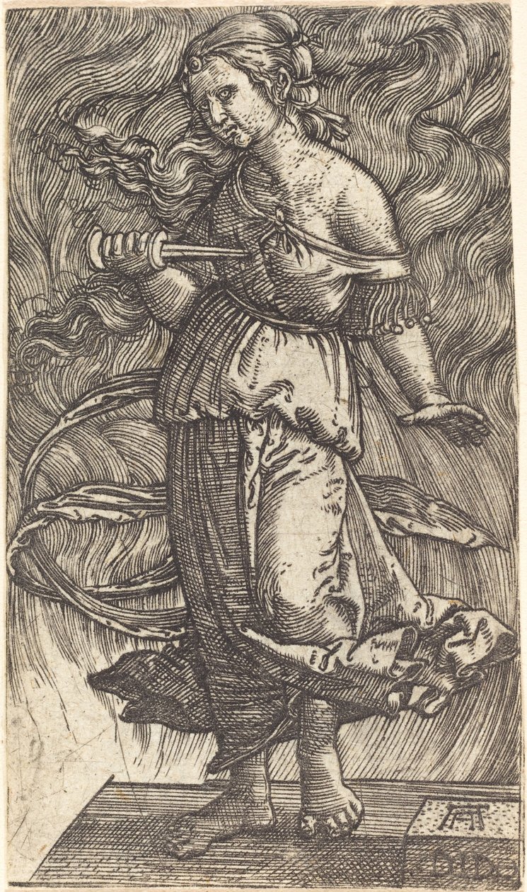 Il suicidio di Didone da Albrecht Altdorfer