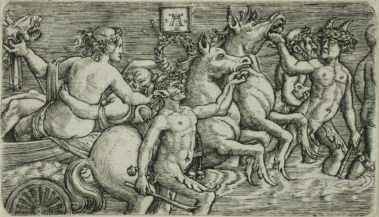 Il trionfo degli dei del mare da Albrecht Altdorfer