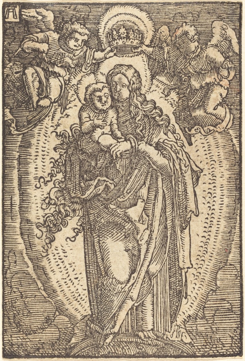 La Vergine incoronata dagli angeli da Albrecht Altdorfer