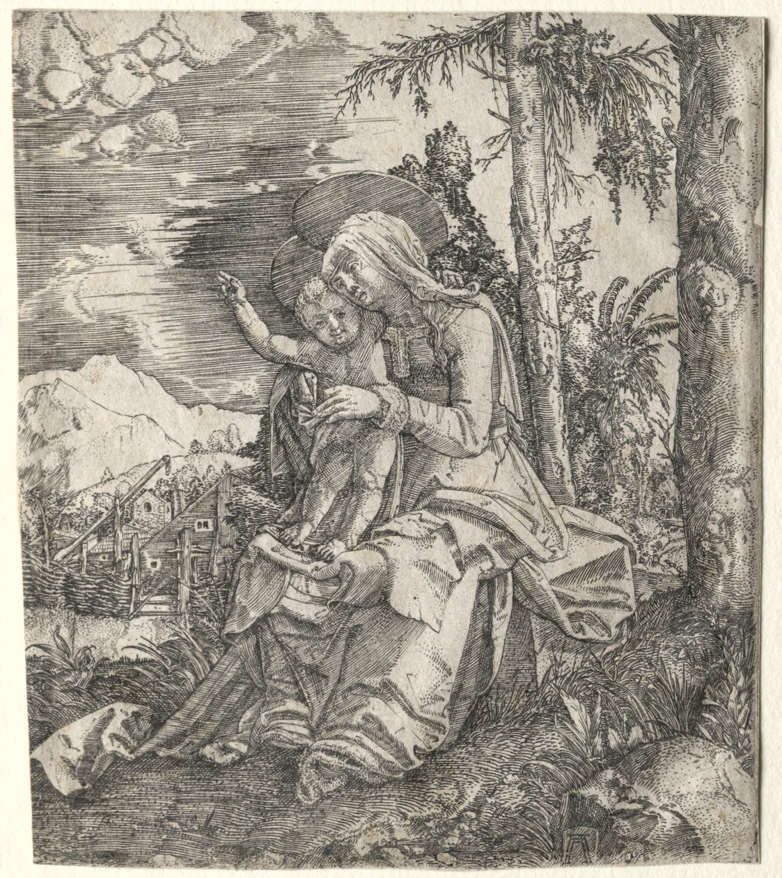 La Vergine in un Paesaggio da Albrecht Altdorfer