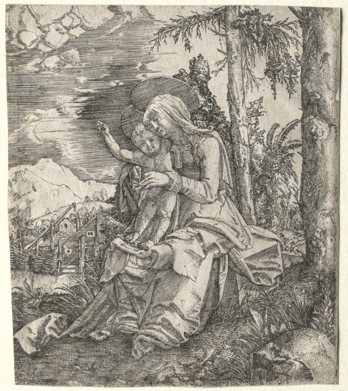 La Vergine in un paesaggio, c. 1515 da Albrecht Altdorfer