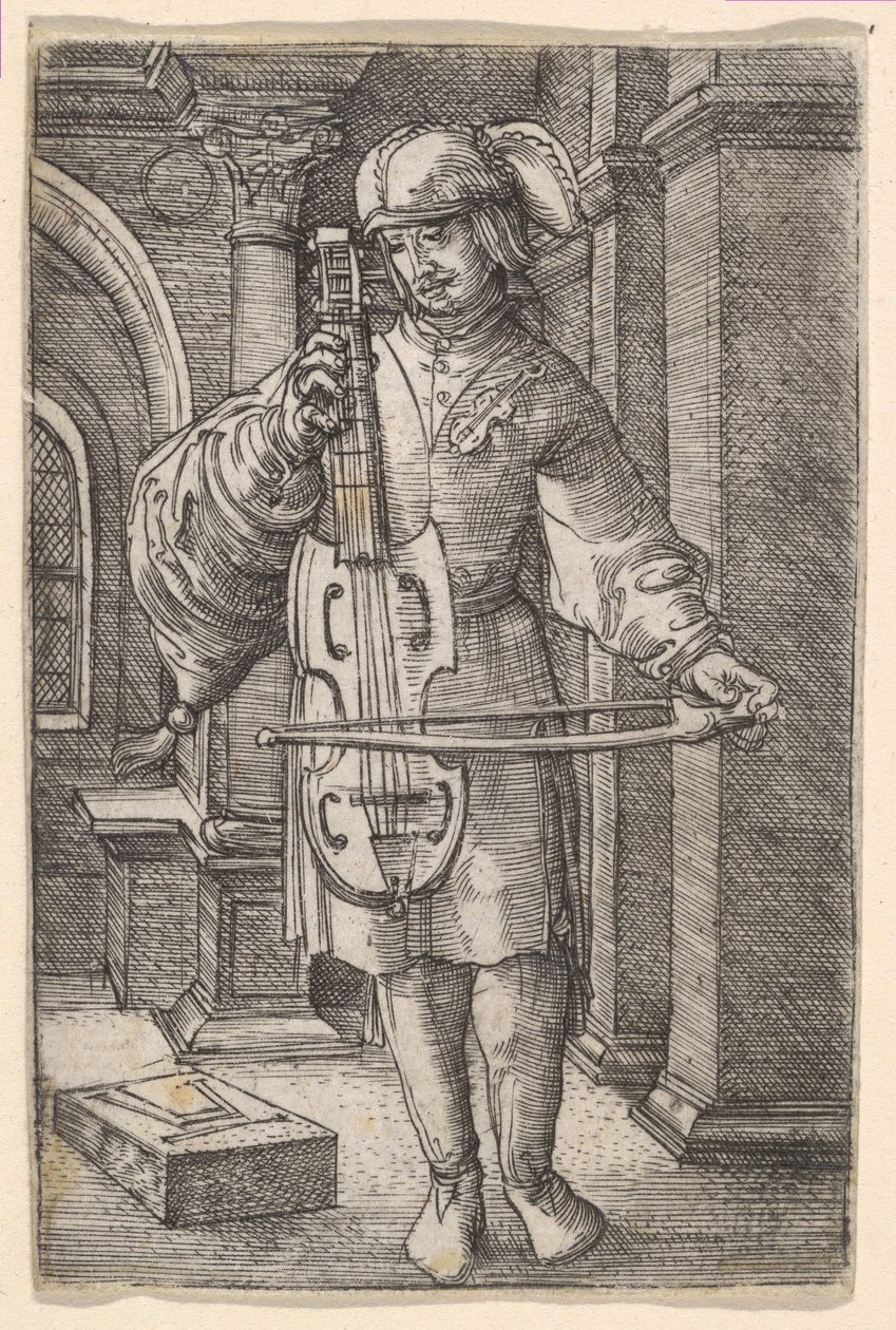 Suonatore di violino da Albrecht Altdorfer