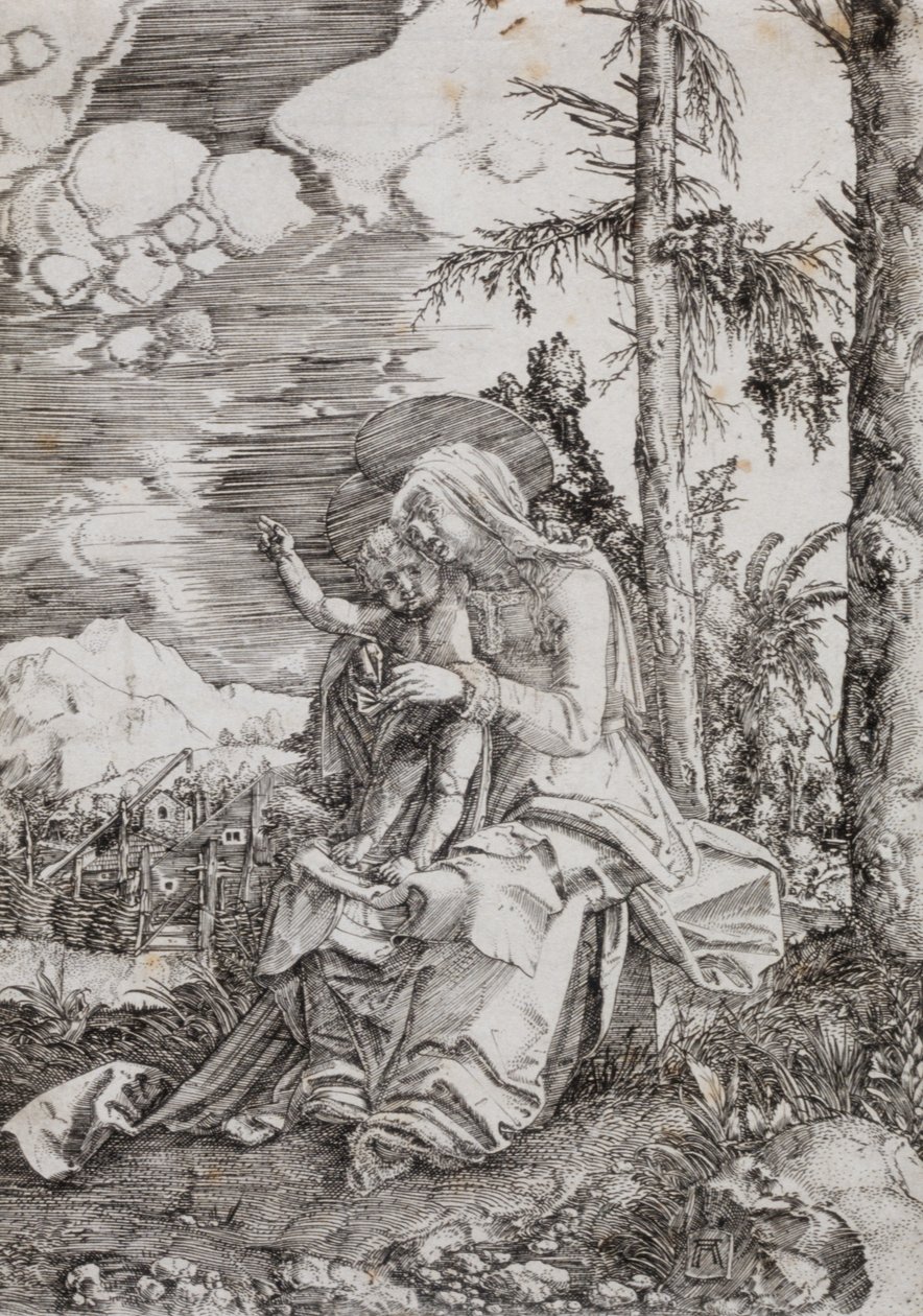Madonna col Bambino in un paesaggio da Albrecht Altdorfer